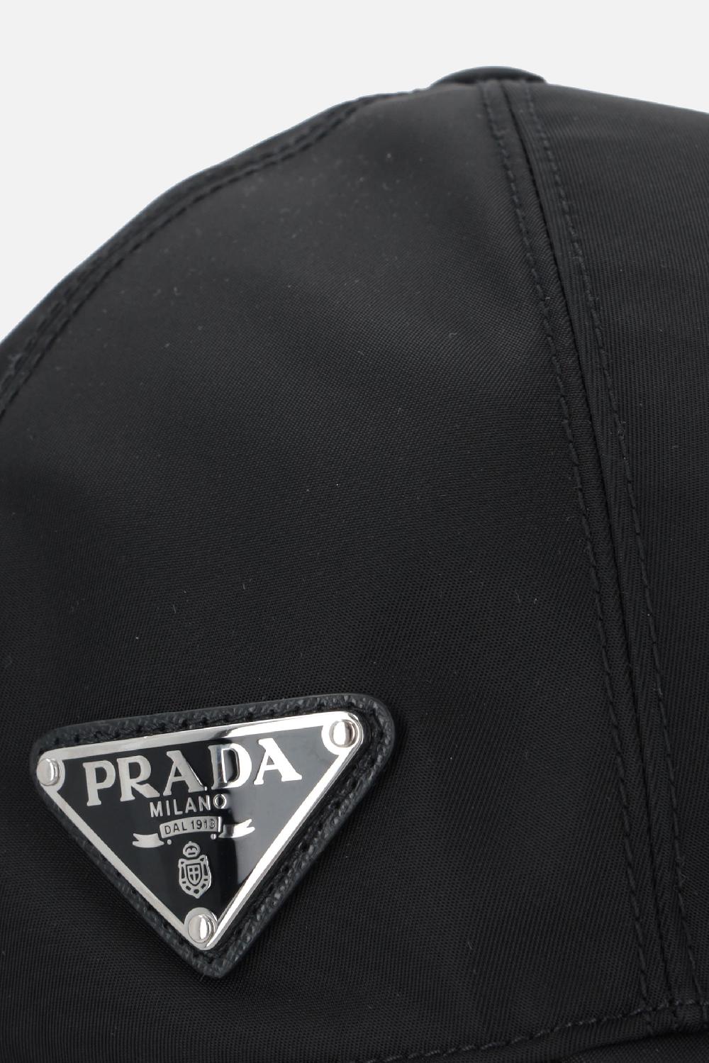 PRADA cappello baseball in Re-Nylon con logo Offerta natalizia