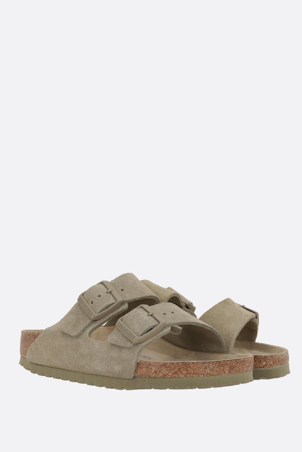 BIRKENSTOCK sandalo flat Arizona BS in suede (Narrow Fit) Offerta Pasqua