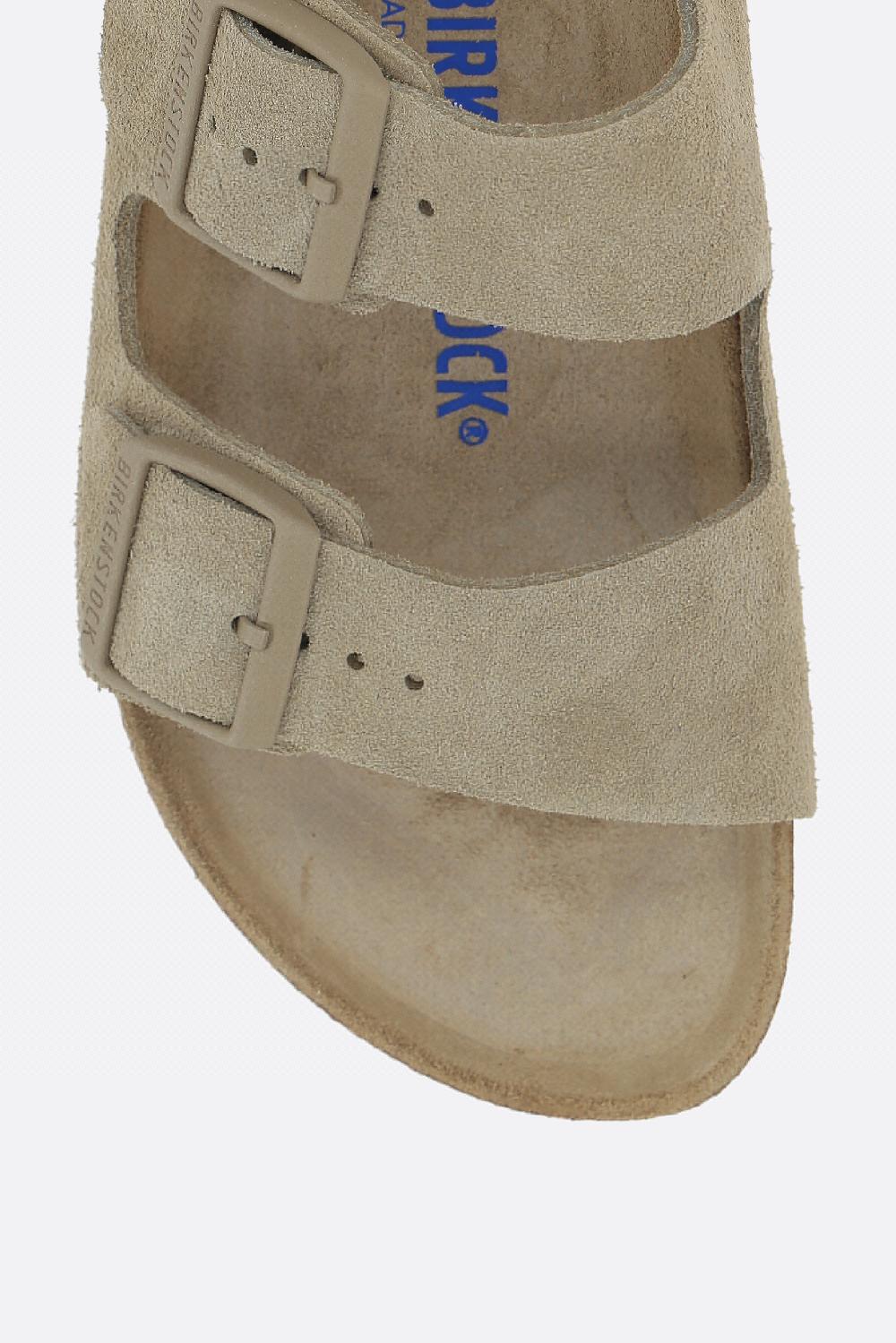 BIRKENSTOCK sandalo flat Arizona BS in suede (Narrow Fit) Offerta Pasqua