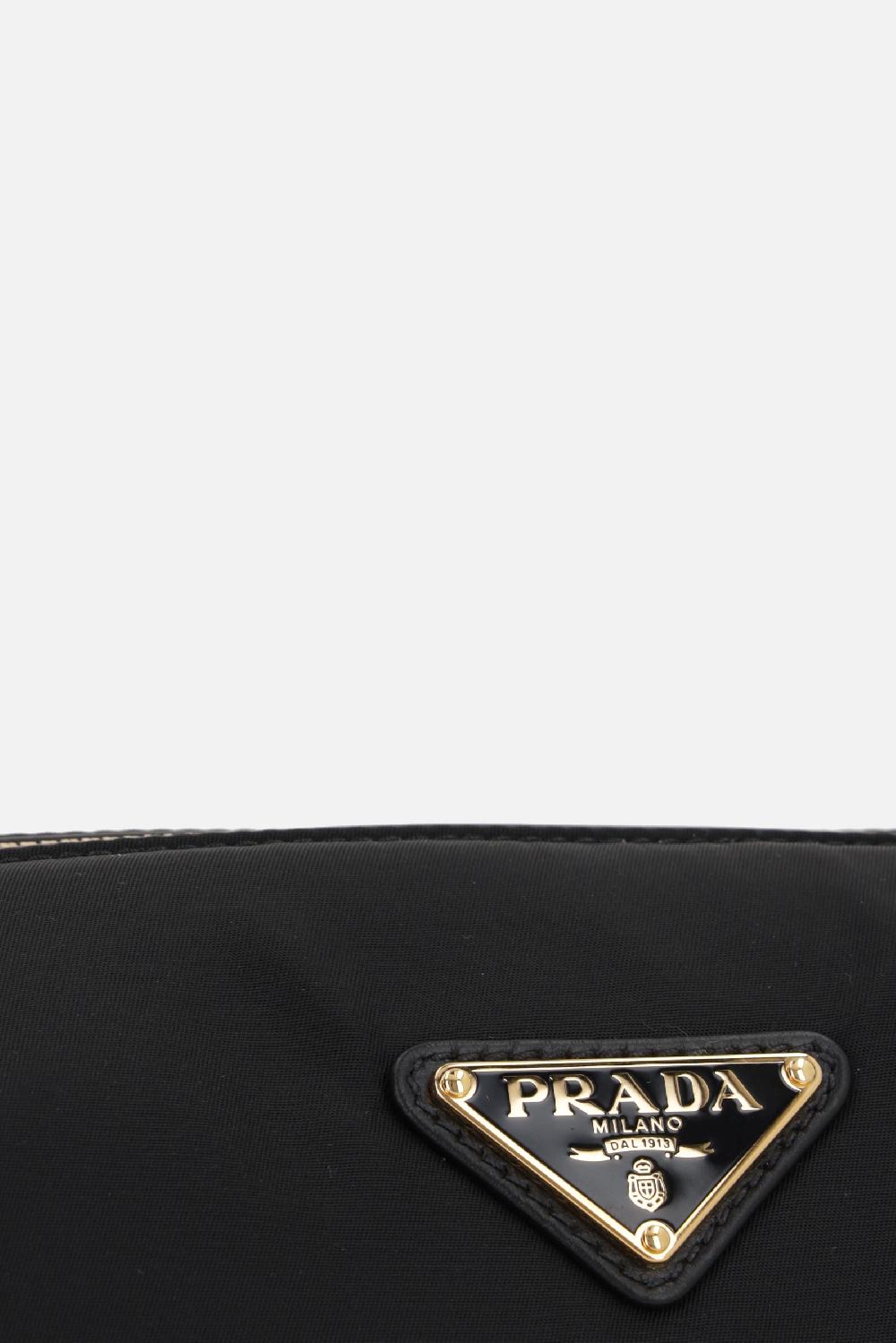 PRADA borsa a spalla media in Re-Nylon e pelle liscia Offerta migliore