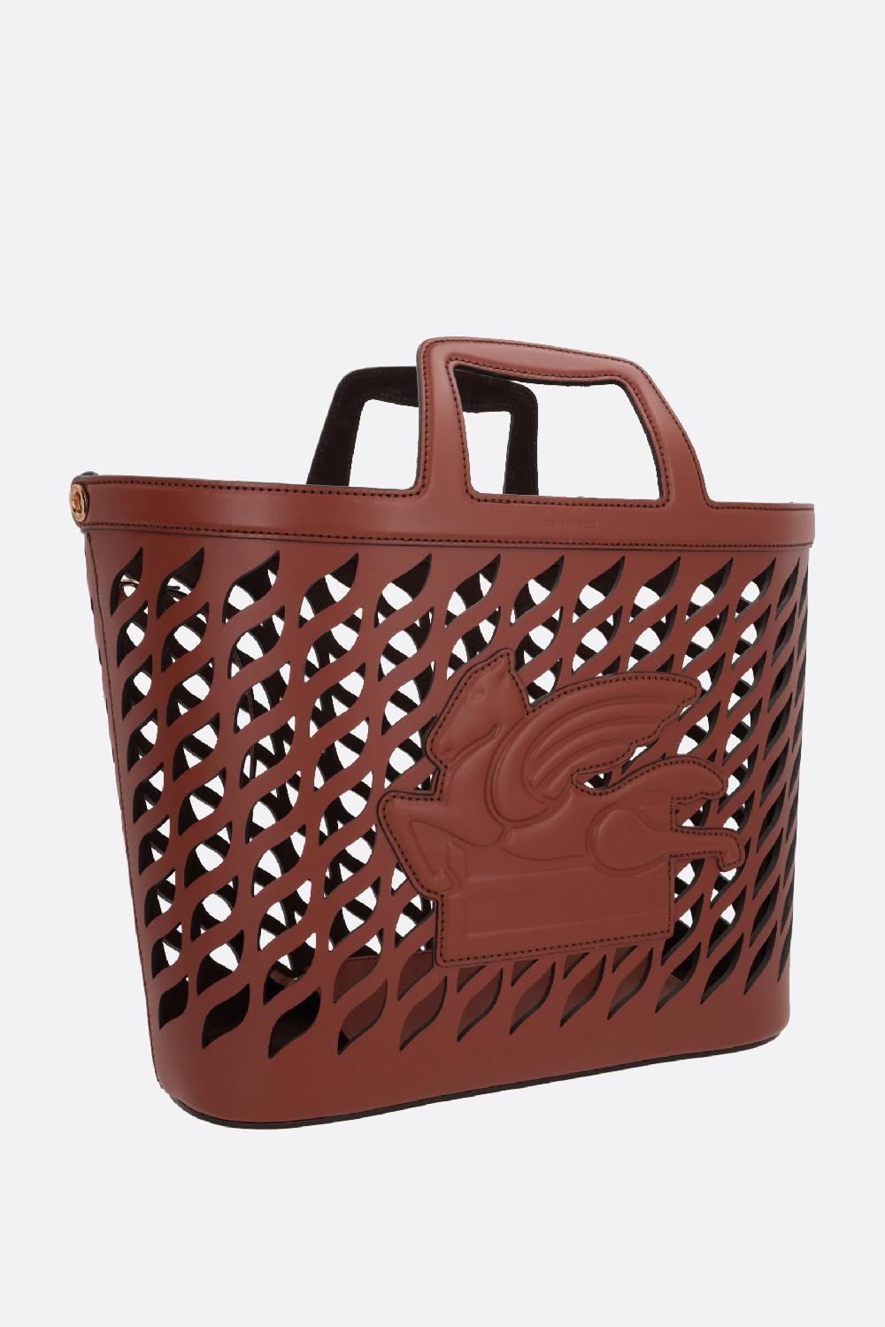ETRO borsa a mano Coffa large in pelle laserata Offerte speciali