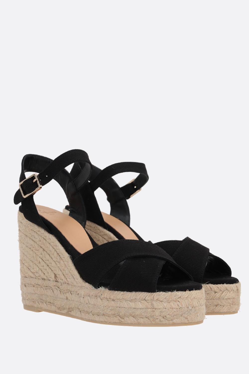 CASTANER sandalo con zeppa Blaudell in canvas Latest stili