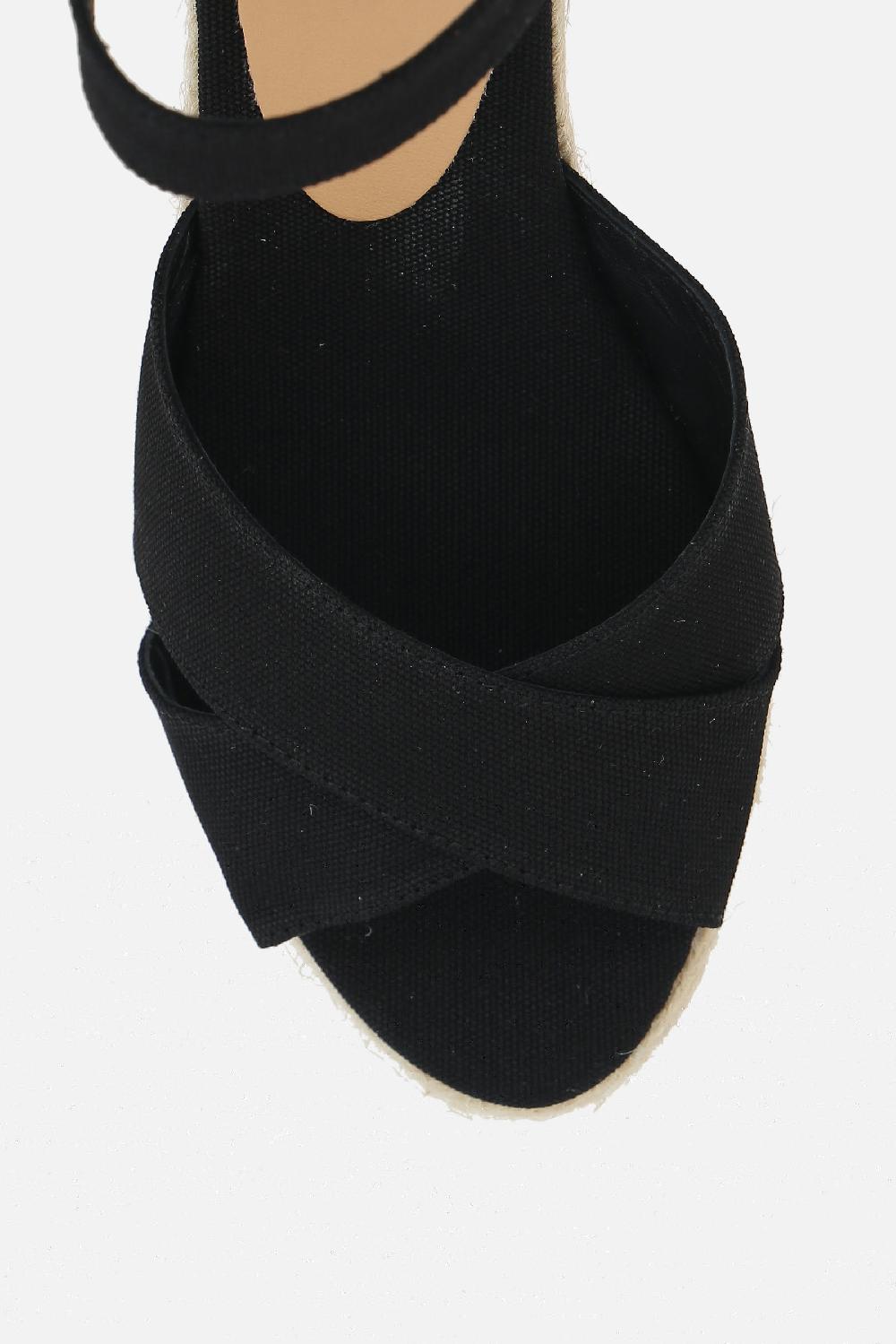 CASTANER sandalo con zeppa Blaudell in canvas Latest stili