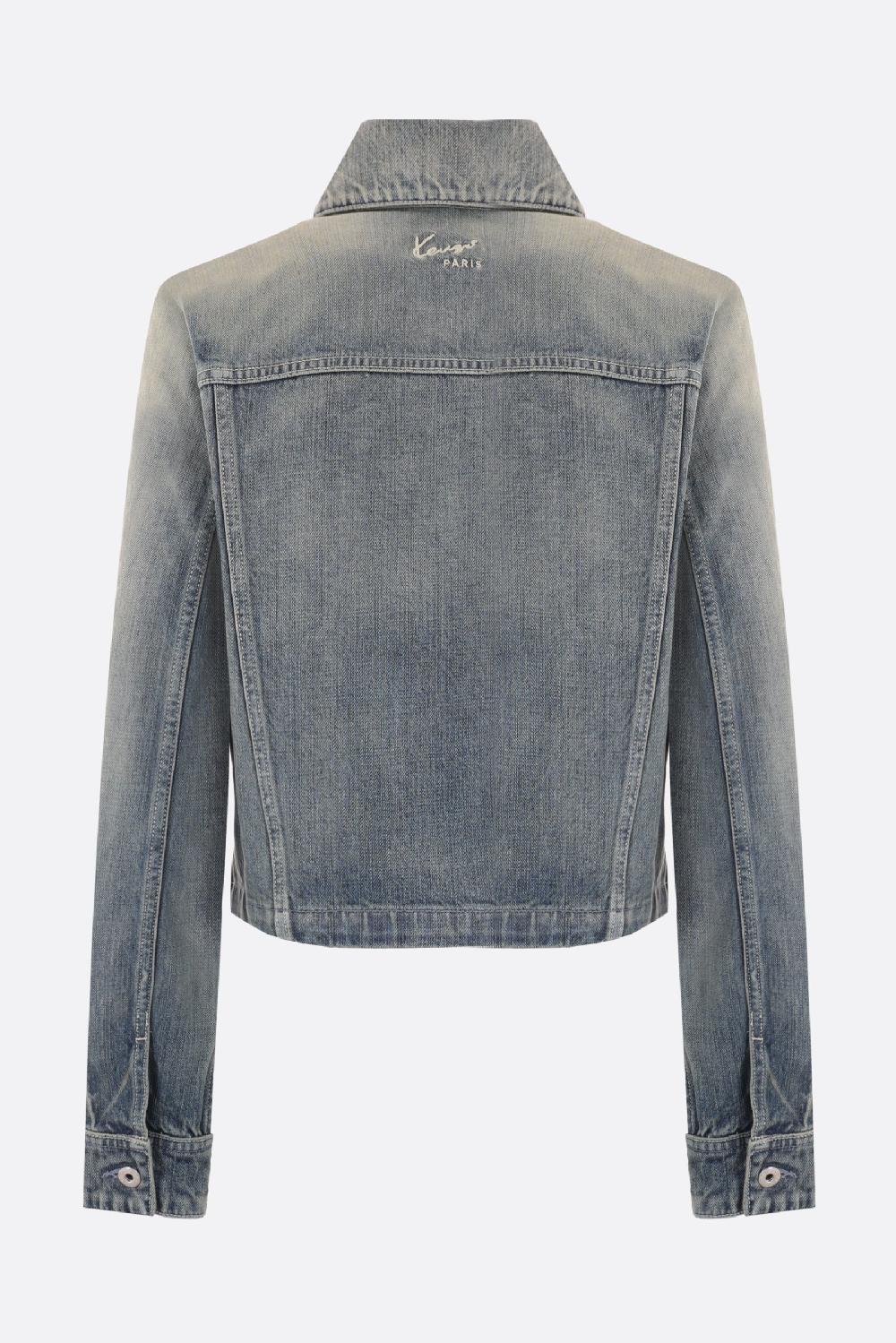 KENZO giubbotto trucker in denim giapponese KENZO Archive Ultimo giorno