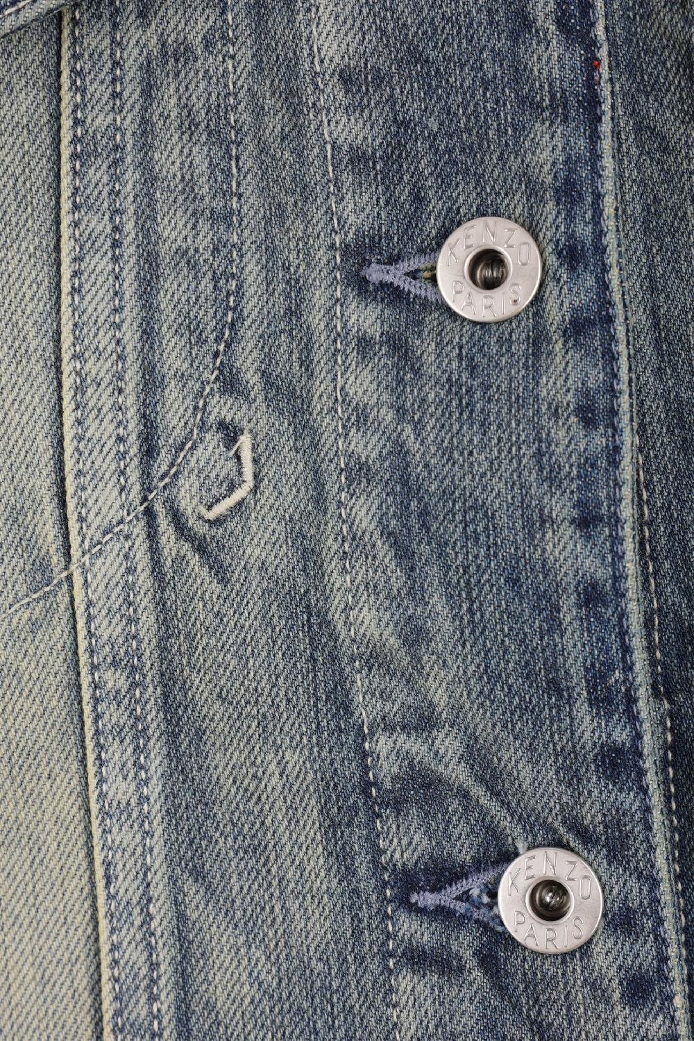KENZO giubbotto trucker in denim giapponese KENZO Archive Ultimo giorno