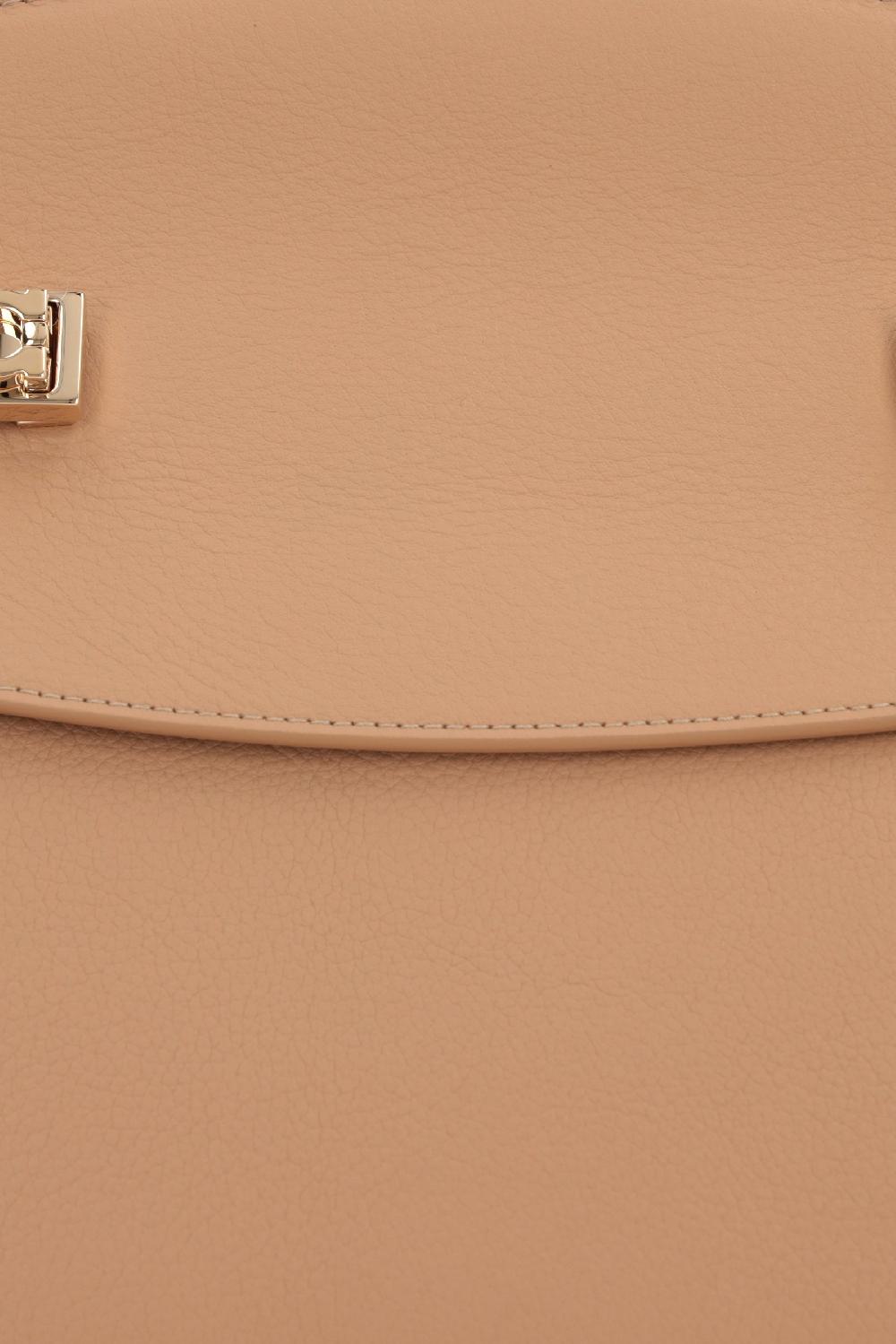 FERRAGAMO borsa a spalla Hug in pelle martellata Offerta speciale della fabbrica