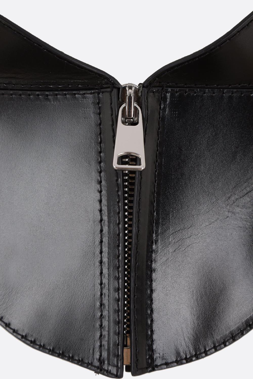 ALEXANDER McQUEEN corsetto cintura in pelle Spedizione Gratuita