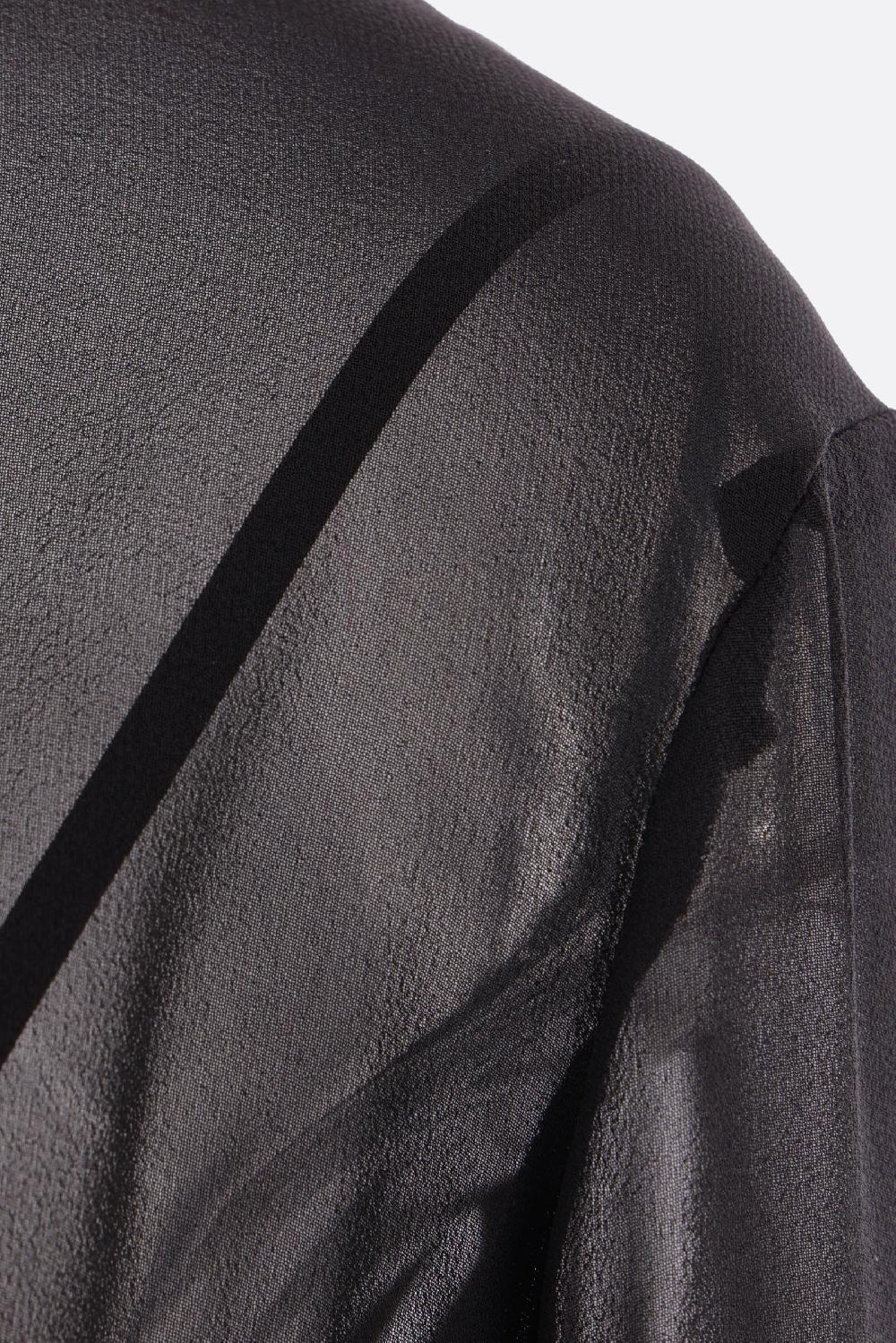 MAX MARA blusa Strano in georgette Fino Al -60%