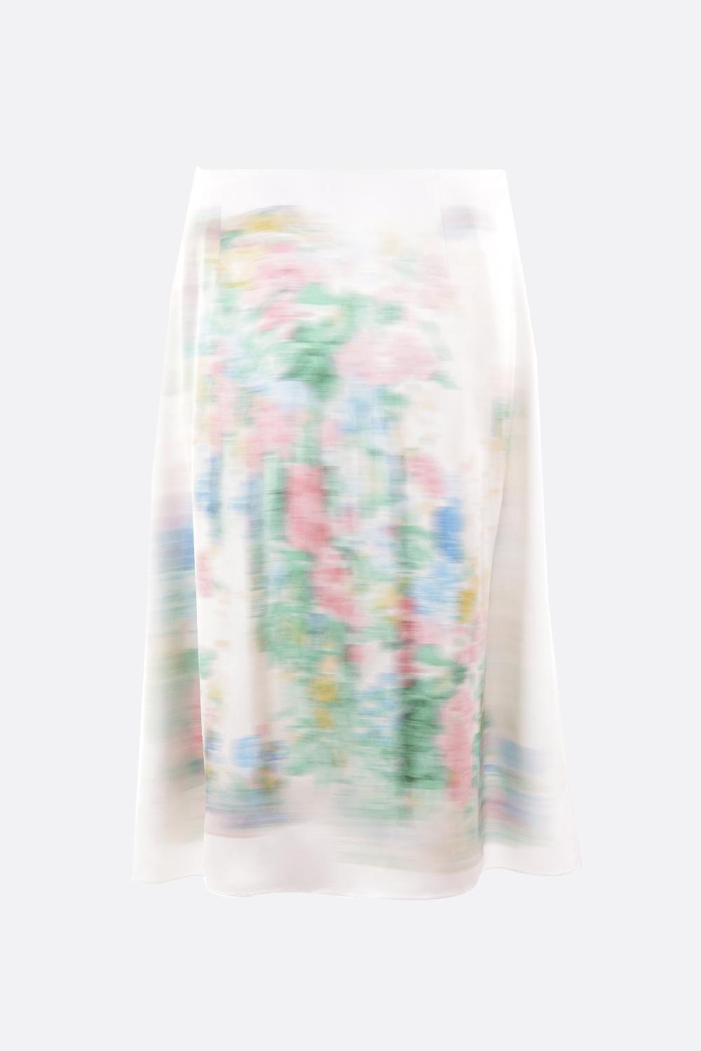 LOEWE gonna in raso stampa stroboscopica Convenienza