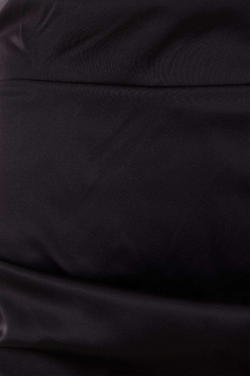 DEL CORE abito smanicato in raso drappeggiato Novità