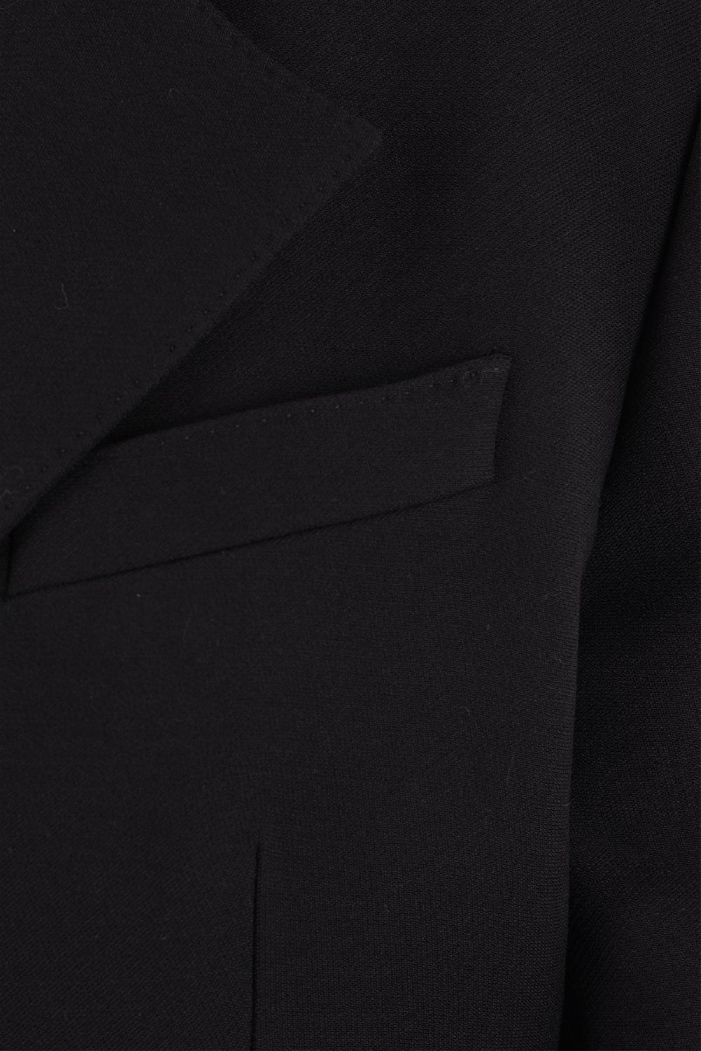 DOLCE & GABBANA giacca lunga monopetto Dolce in cady Presa