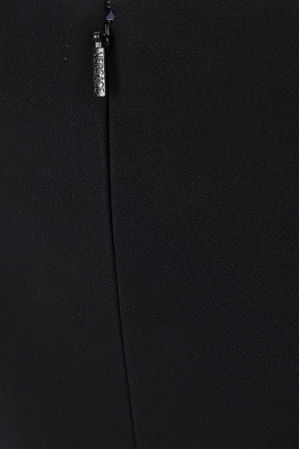 VERSACE abito smanicato in raso envers crepe Sconto