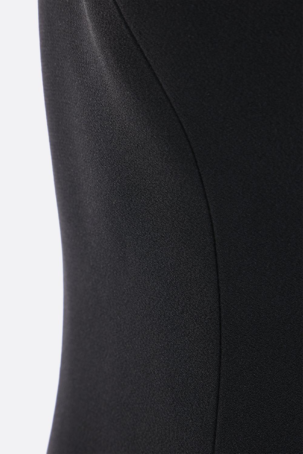 VERSACE abito smanicato in raso envers crepe Sconto