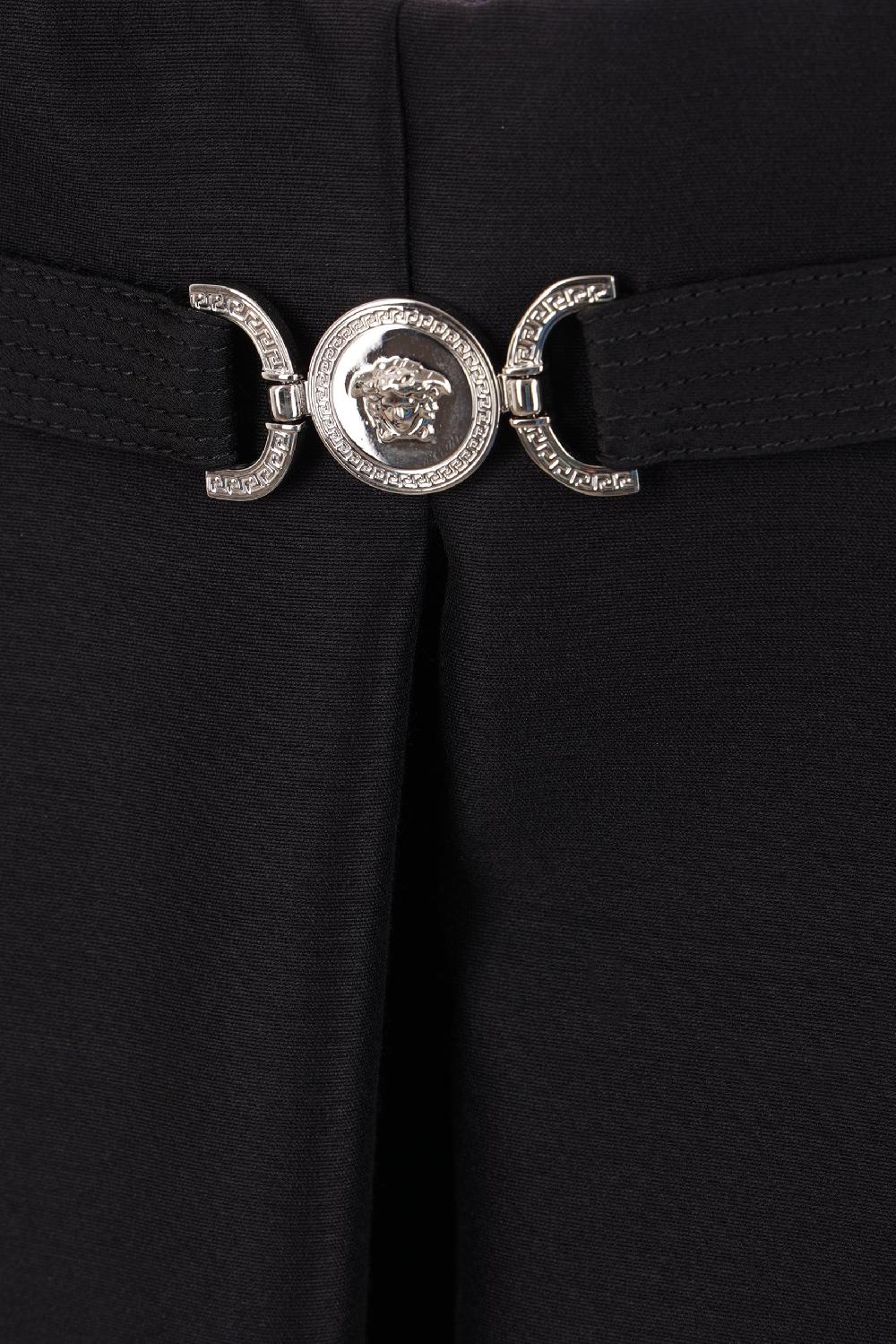 VERSACE miniabito bustier in lana e seta Offerta