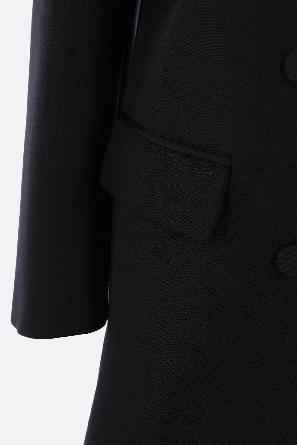 VALENTINO GARAVANI giacca doppiopetto oversize in grisaglia Saldi Di Fabbrica