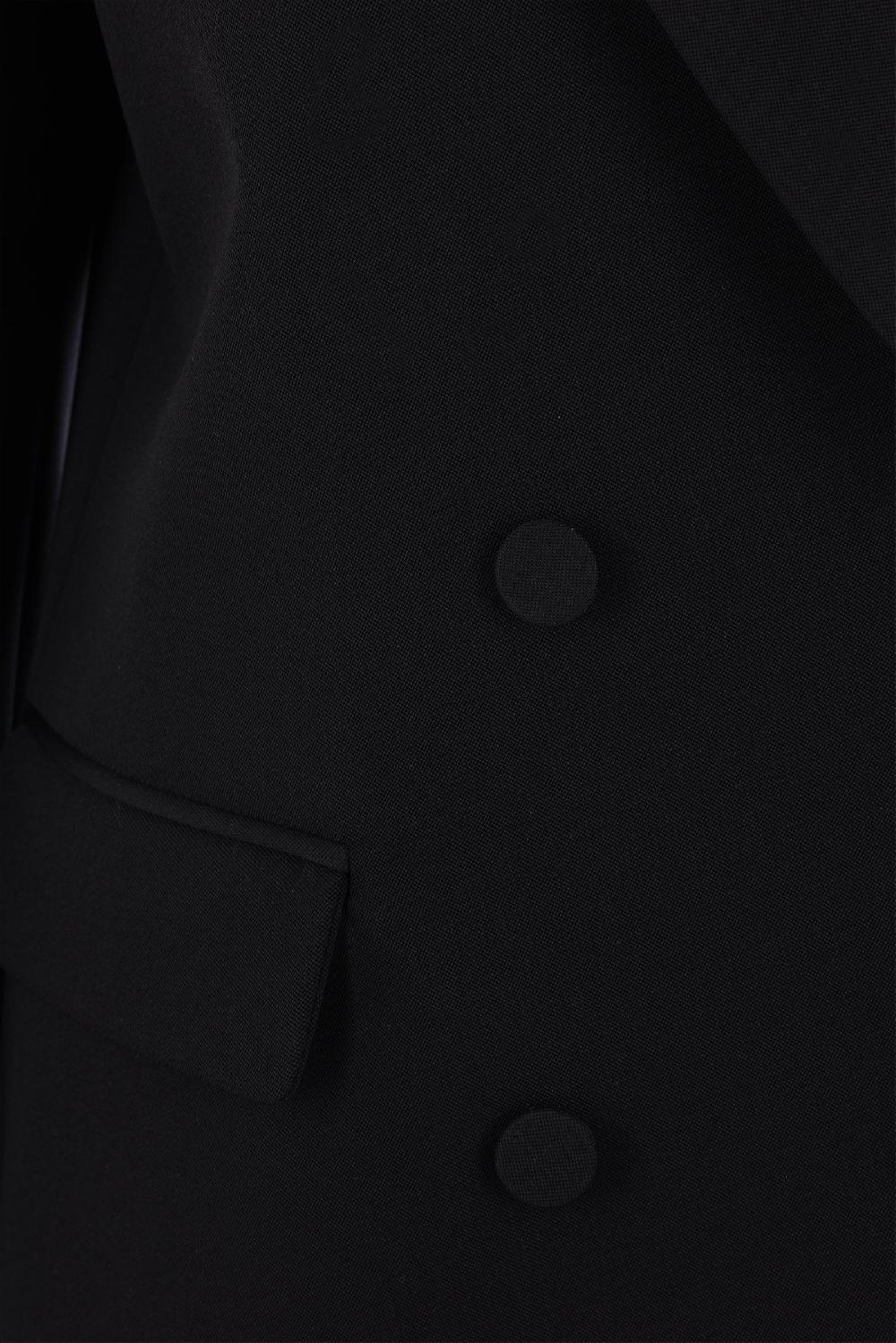 VALENTINO GARAVANI giacca doppiopetto oversize in grisaglia Saldi Di Fabbrica