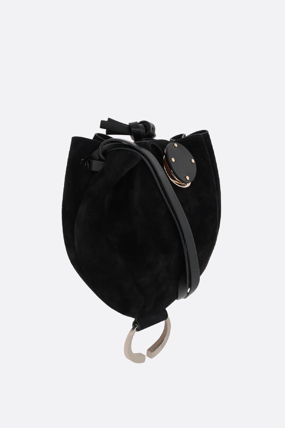 CHLOÉ borsa a spalla in suede Vendite Flash