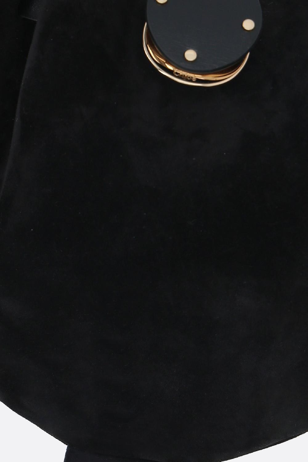 CHLOÉ borsa a spalla in suede Vendite Flash