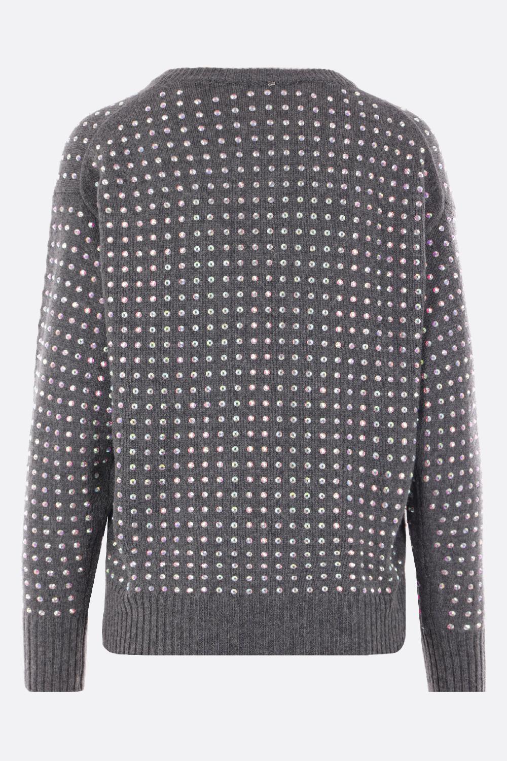 SPORTMAX pullover Uta in misto lana con strass Sconto di tempo limitato