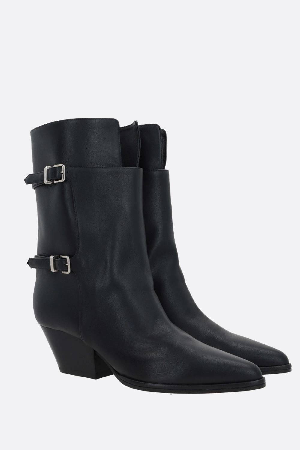 SERGIO ROSSI stivaletto texano sr Thalestris in nappa Grande vendita