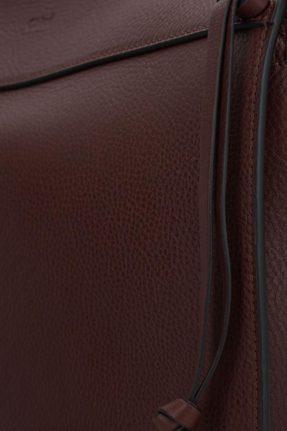 CHLOÉ borsa a mano Steph media in pelle martellata Flash Sale