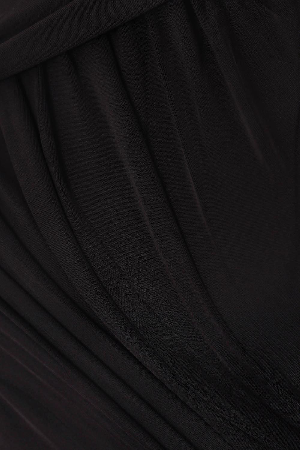 MARINE SERRE miniabito Body Shelter in viscosa stretch drappeggiata Offerta natalizia