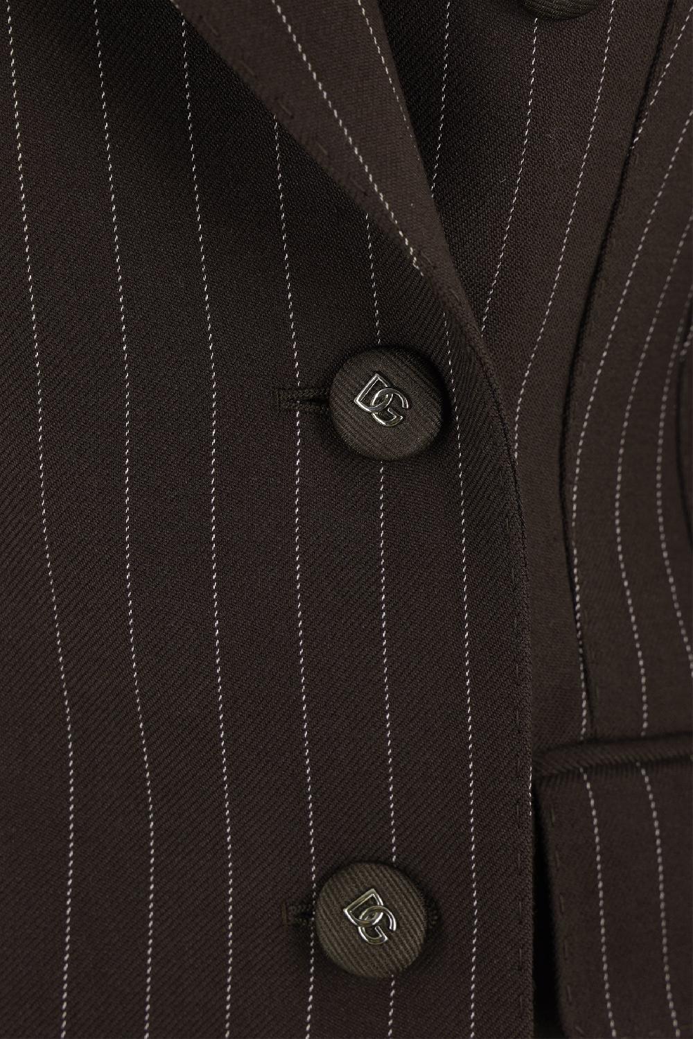 DOLCE & GABBANA giacca doppiopetto Turlington in lana Offerta per la Festa della Mamma