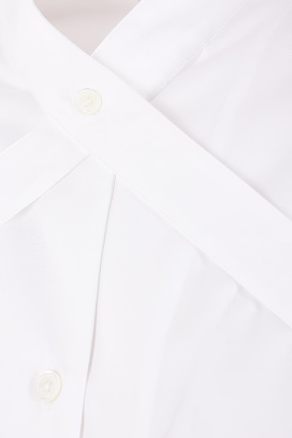 OFF WHITE camicia in popeline con cintura incrociata Offerta San Valentino