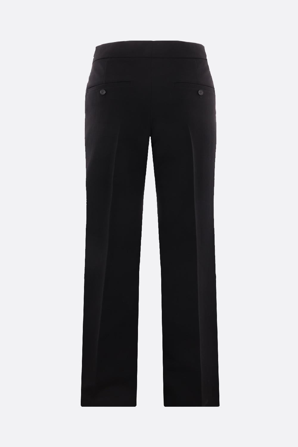GIVENCHY pantalone flare in gabardine Vendita calda