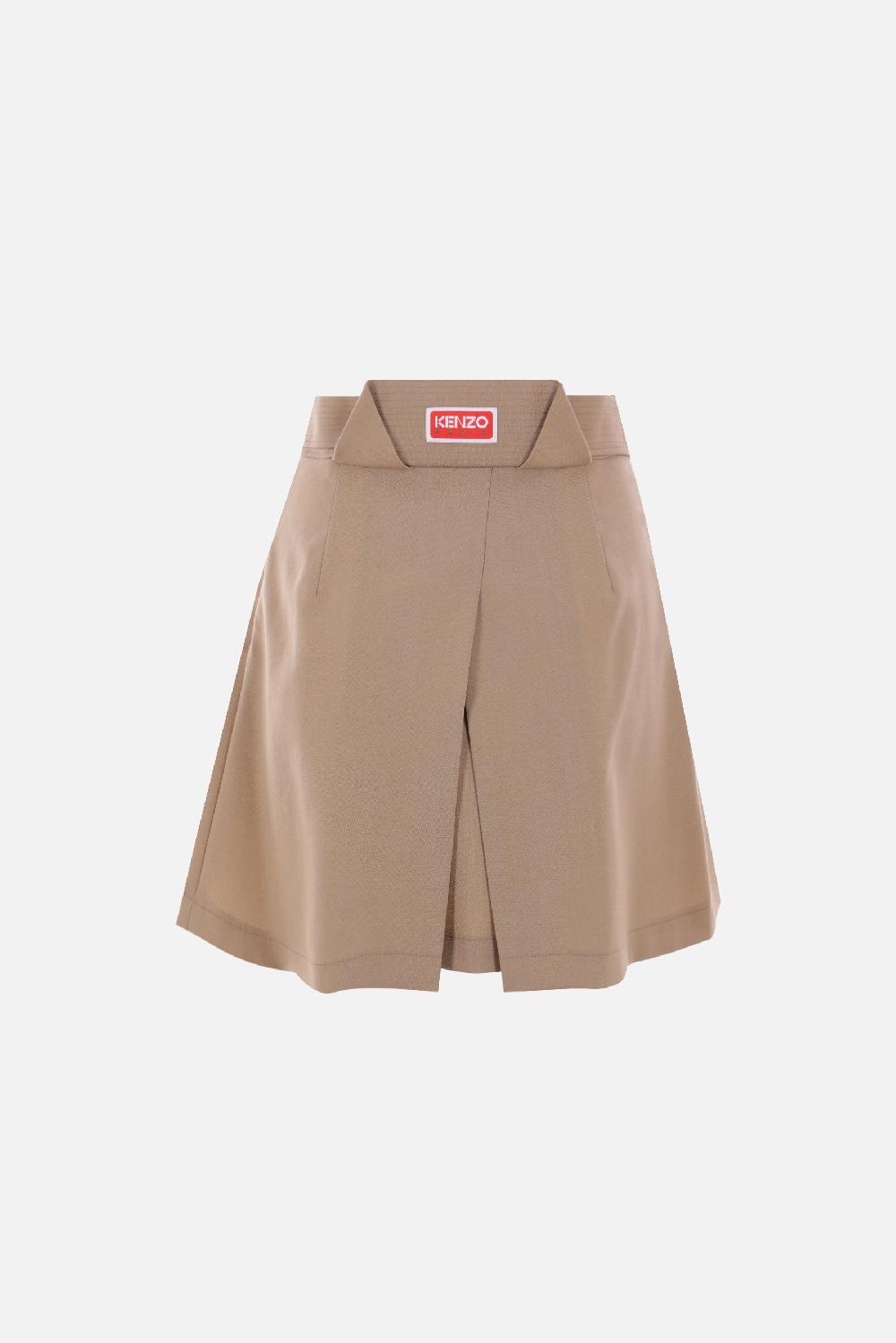 KENZO minigonna plissé in lana Offerta migliore