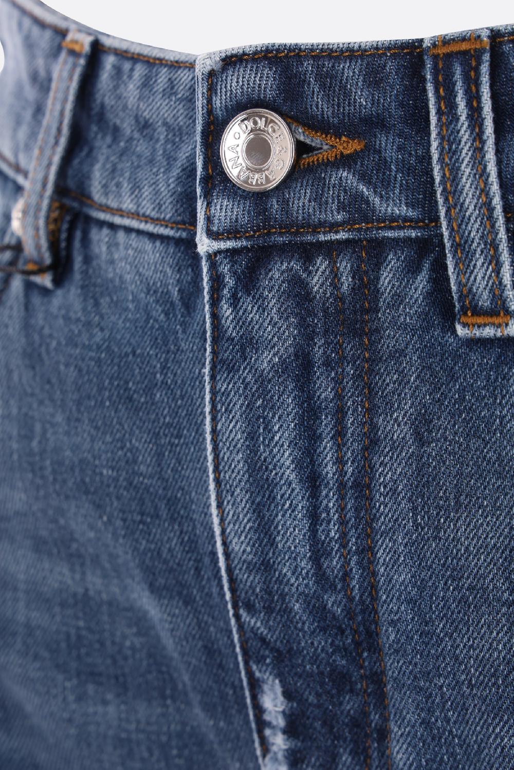 DOLCE & GABBANA jeans boyfriend in denim Offerte esclusive