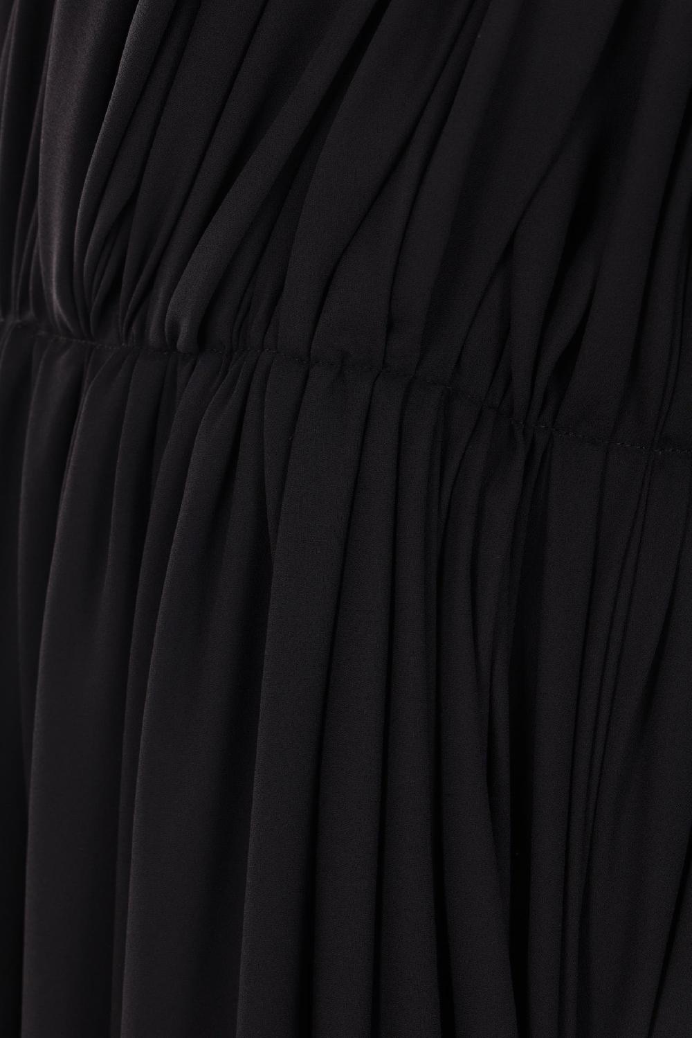 BALENCIAGA abito drappeggiato oversize in crepe tecnico leggero Lightning offer