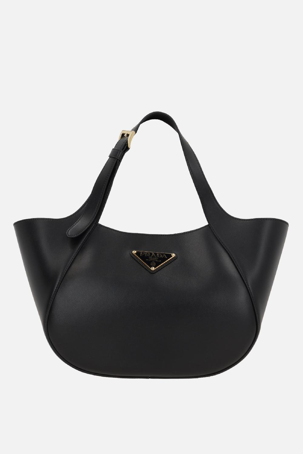 PRADA borsa shopping media in pelle City