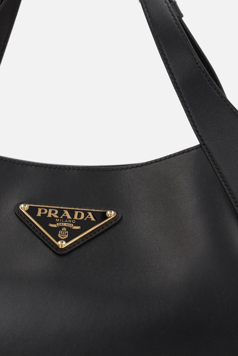 PRADA borsa shopping media in pelle City Comprane uno, ottenene uno gratis