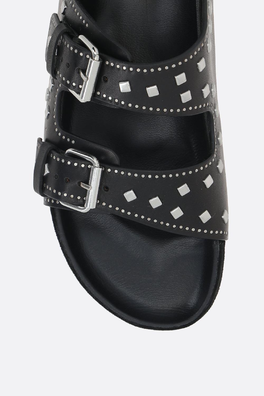 ISABEL MARANT sandalo flat Lennyo in pelle liscia ACQUISTA ORA