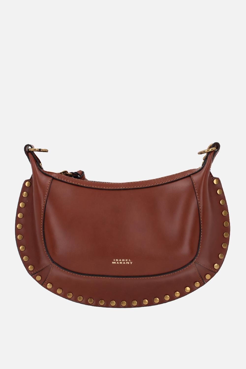 ISABEL MARANT borsa a spalla Oskan Moon in pelle liscia