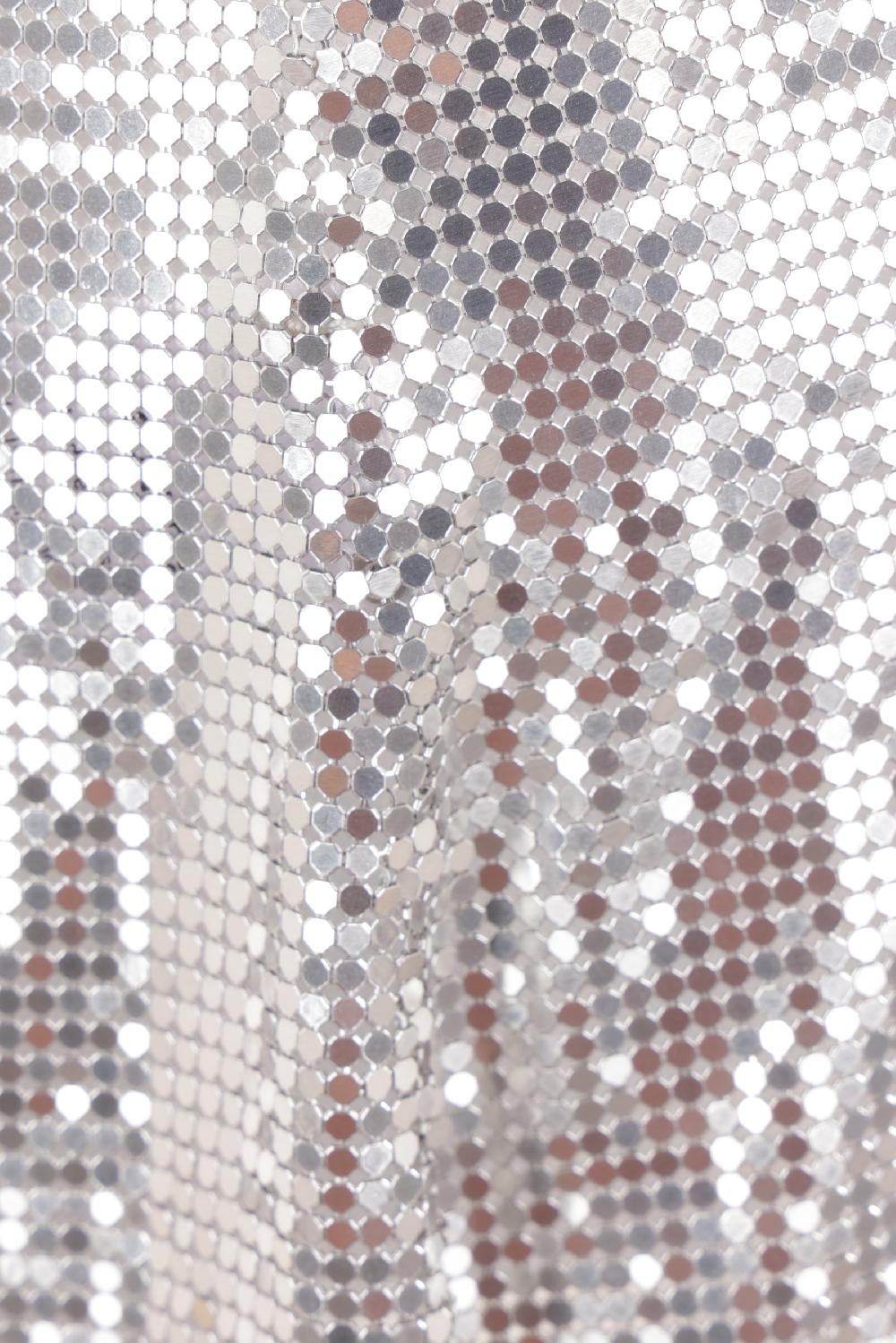 RABANNE minigonna in maglia metallica 50% di sconto con spedizione gratuita