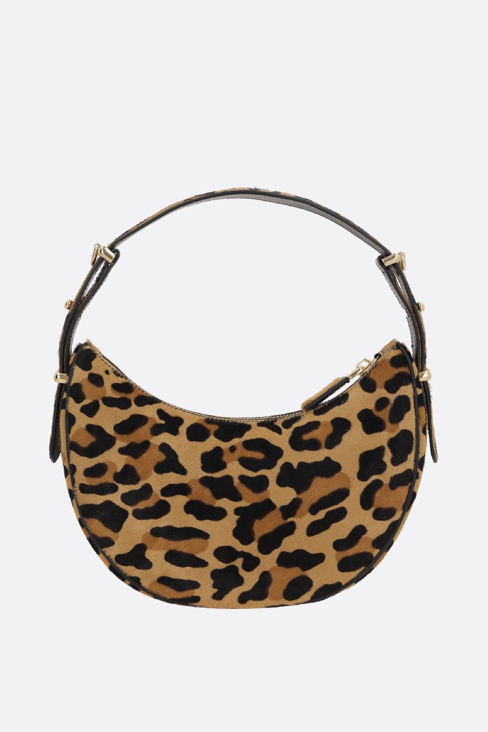 PRADA borsa a spalla Prada Arqué in cavallino stampa leopardo Limitato a 3 giorni