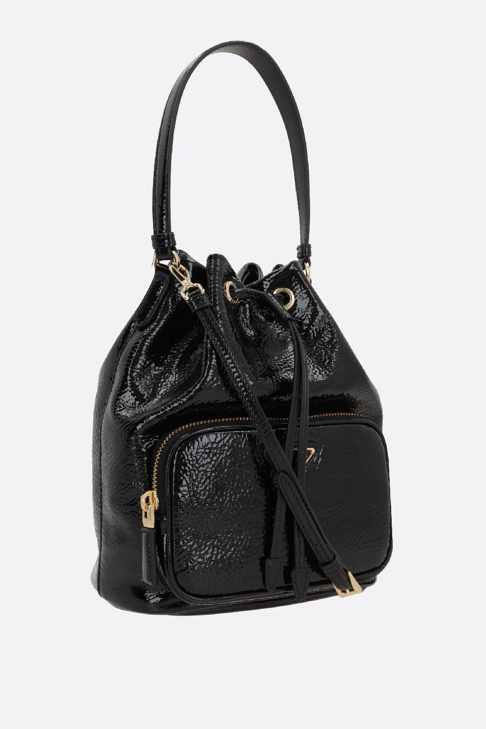 PRADA borsa a secchiello Prada Duet in naplak Esporta salva