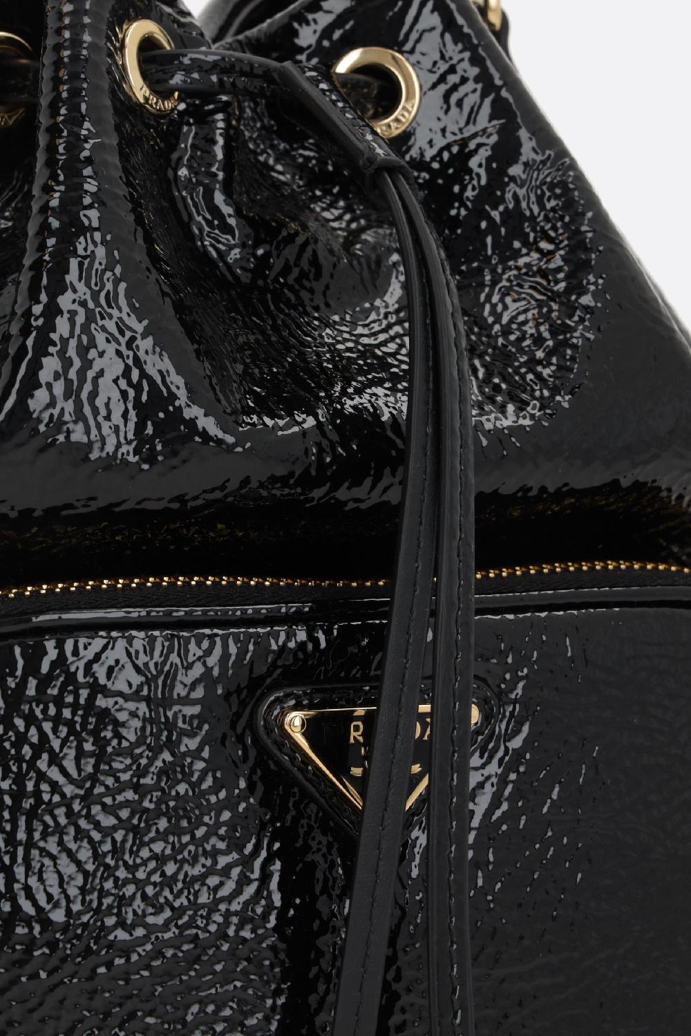 PRADA borsa a secchiello Prada Duet in naplak Esporta salva