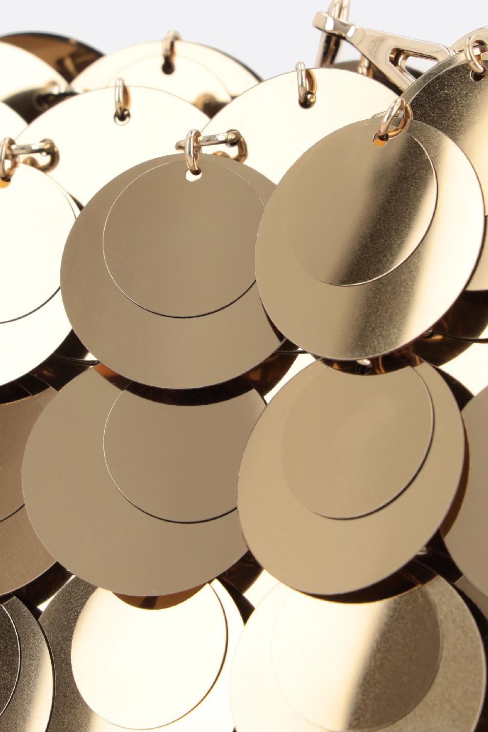 RABANNE borsa a spalla Sparkle nano in paillettes Black Friday Prezzi