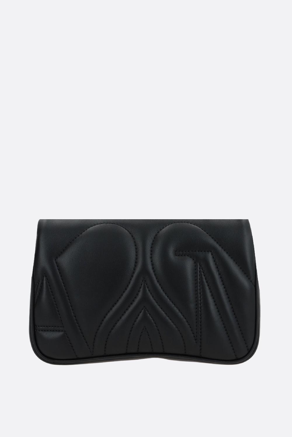 ALEXANDER McQUEEN borsa a spalla The Seal mini in nappa matelassé Sconti questo mese