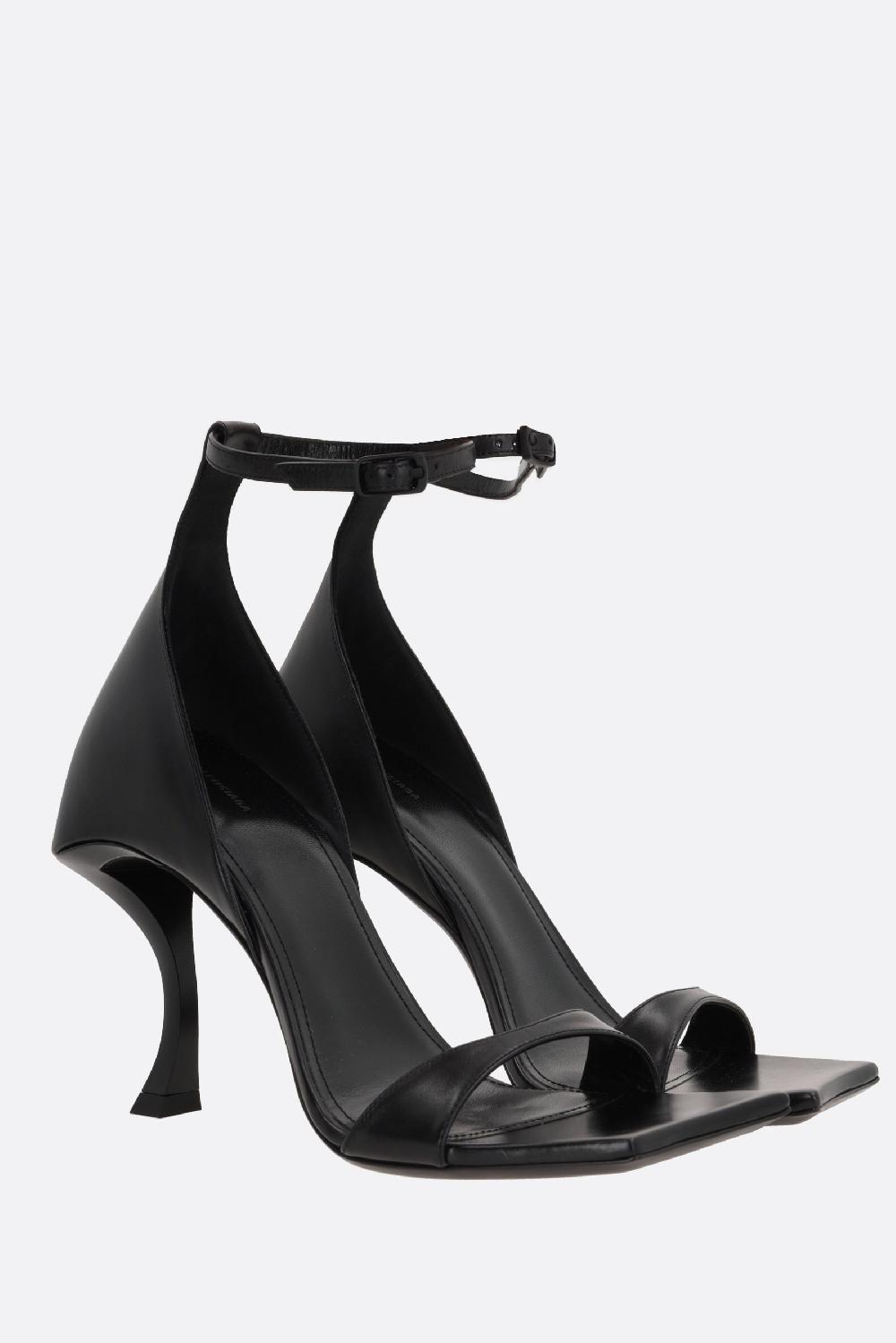 BALENCIAGA sandalo Hourglass in pelle liscia Italia