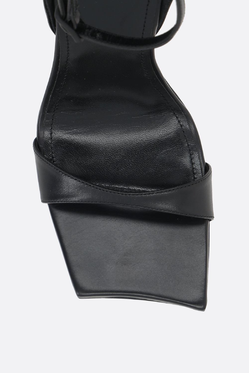 BALENCIAGA sandalo Hourglass in pelle liscia Italia