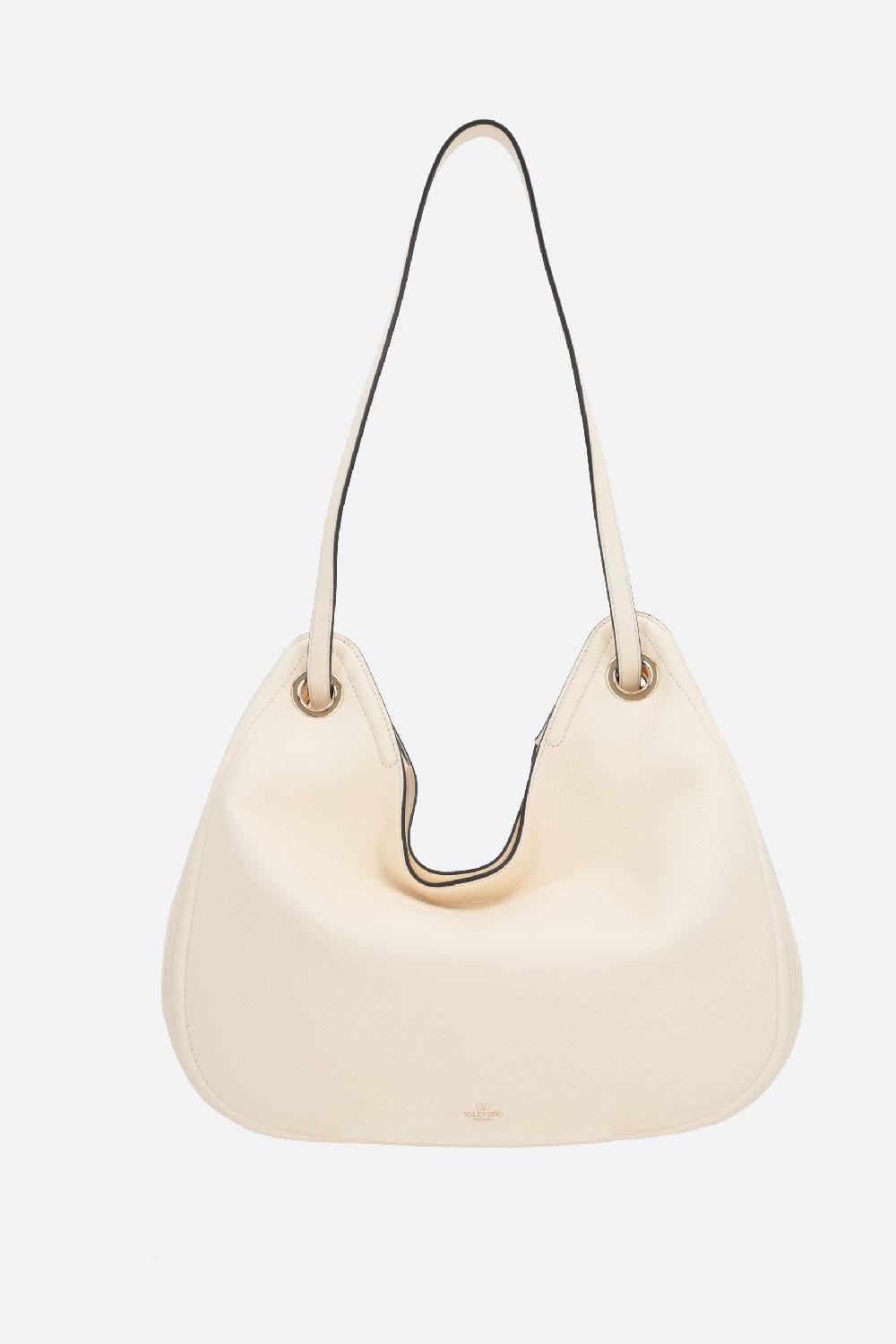VALENTINO GARAVANI borsa hobo VLogo Gate in pelle martellata Sottocosto