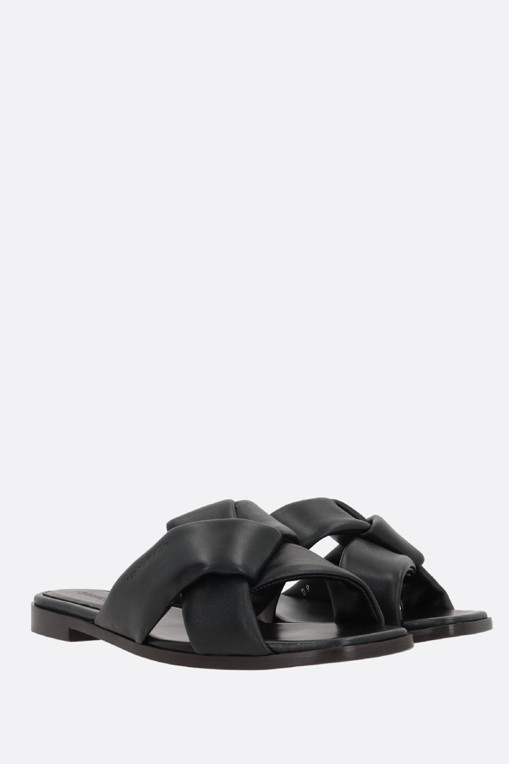 FERRAGAMO sandalo slide Alrai in nappa Offerta