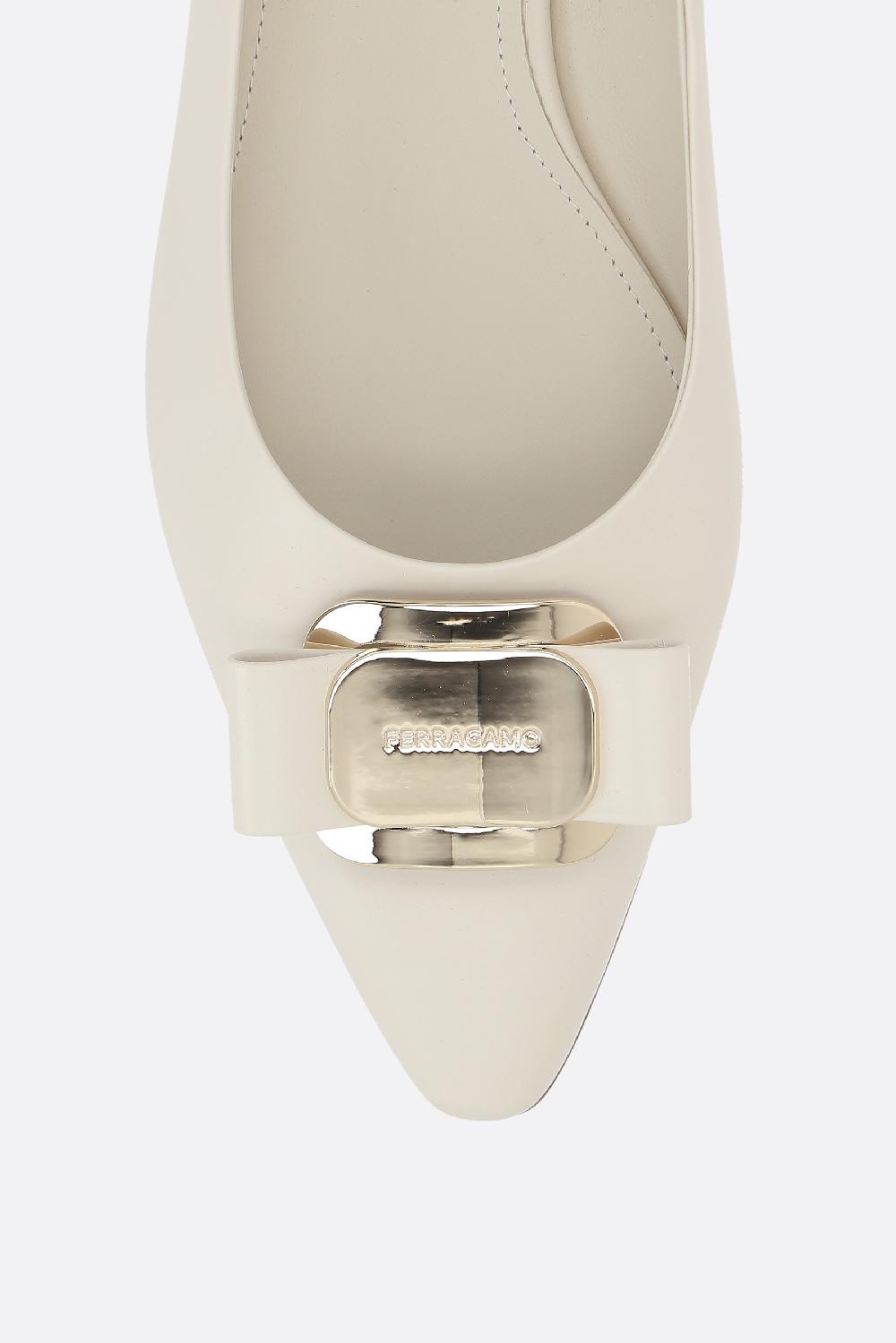 FERRAGAMO ballerina Zea in nappa Economico