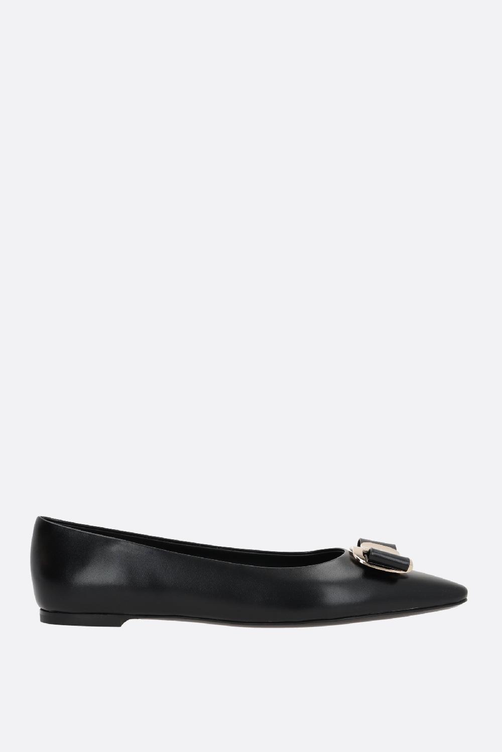 FERRAGAMO ballerina Zea in nappa