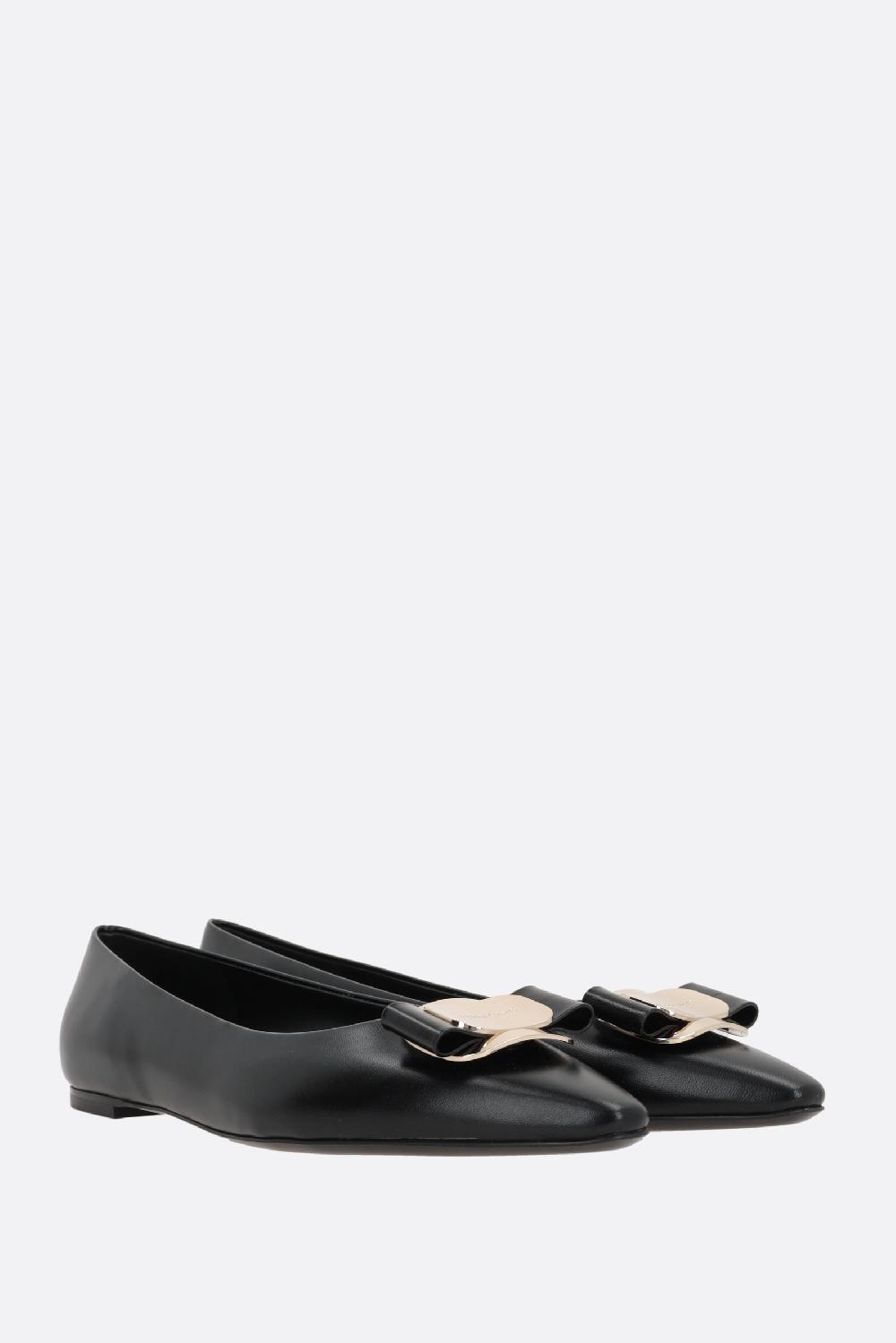 FERRAGAMO ballerina Zea in nappa Online