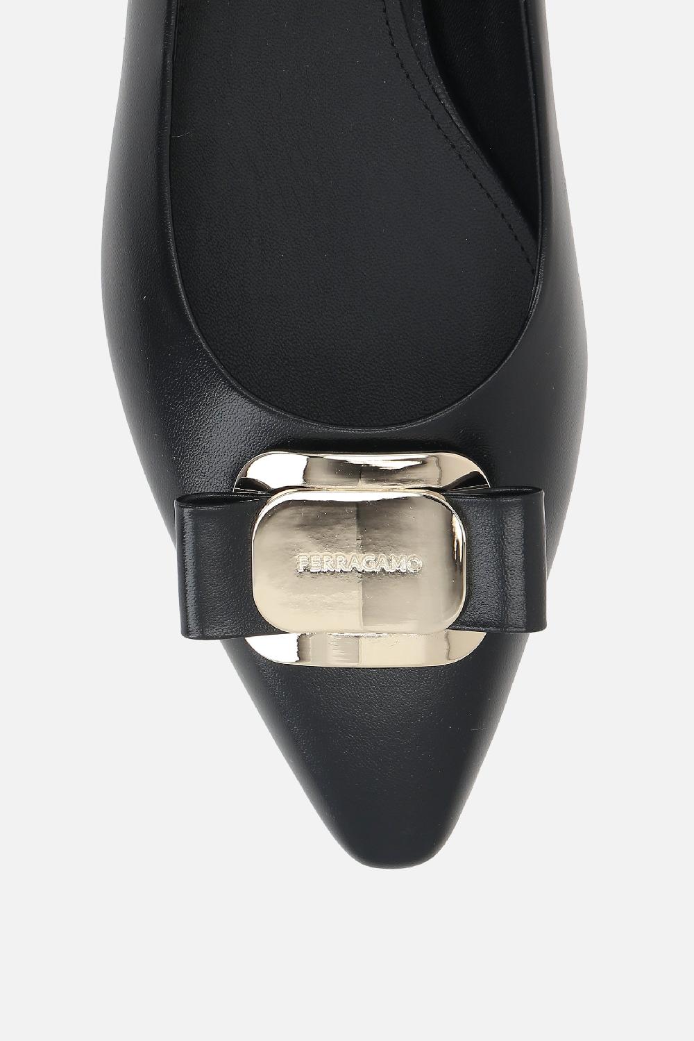 FERRAGAMO ballerina Zea in nappa Online